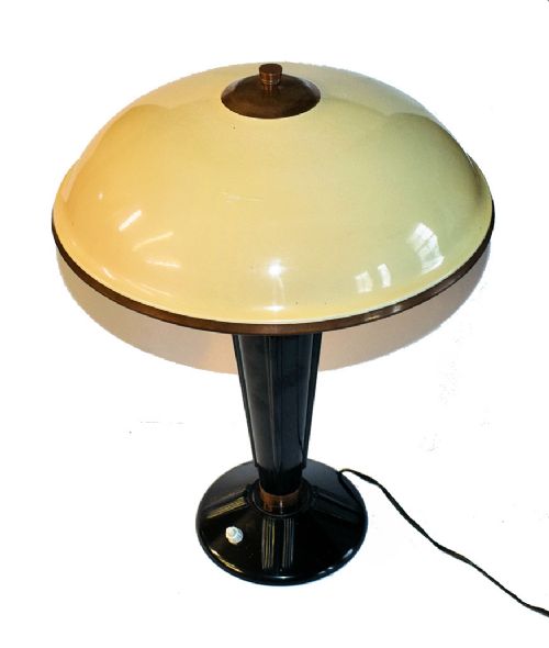 fig 1. Art Deco Bakelite Table Lamp by Eileen Gray for Jumo, France