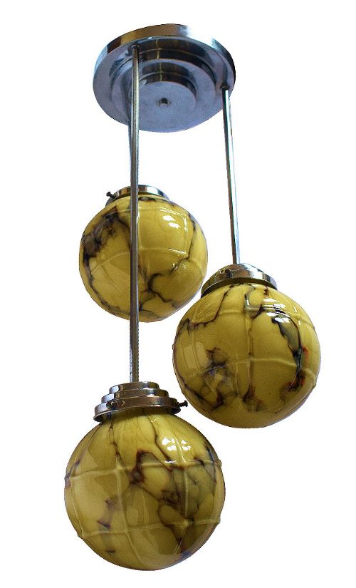 1930'S Art Deco Ceiling Light