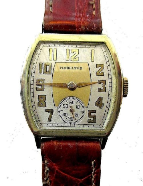 Art Deco Hamilton 987e Gentlemans Watch, Circa 1936