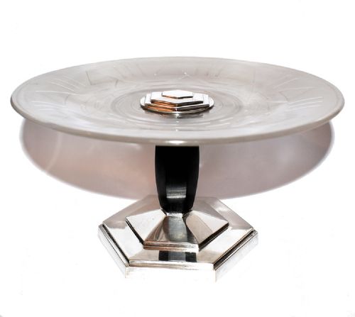 Art Deco French Silver Plated Coupe