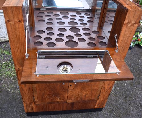 fig 2. Art Deco Walnut Cocktail Cabinet