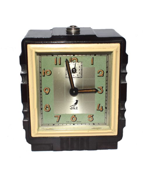 Art Deco 1930'S French Bakelite Miniature Alarm Clock