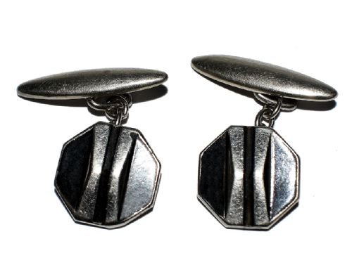 English Art Deco Men’s Cufflinks