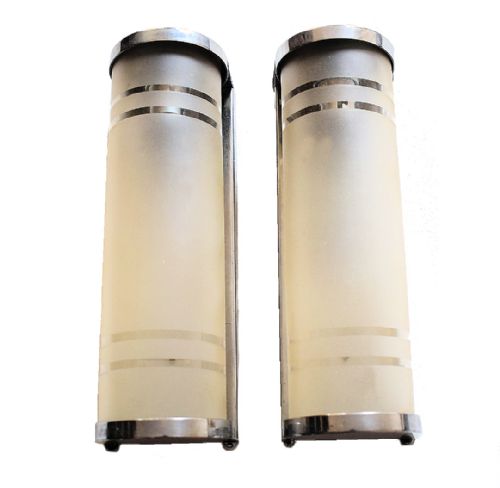 Matching Pair of Art Deco Modernist Wall Lights
