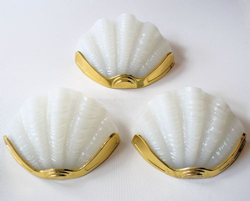 A Matching Set of Three Art Deco Wall Lights