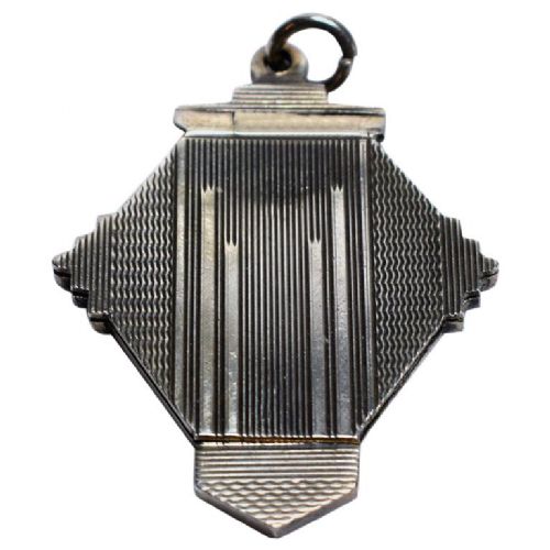 Solid Sterling Silver Art Deco Locket