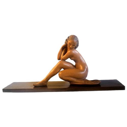 Art Deco French Nude Figure by Acapuano