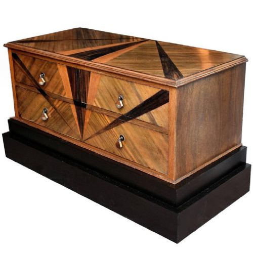 Art Deco Blanket Chest of Drawers, Circa 1930