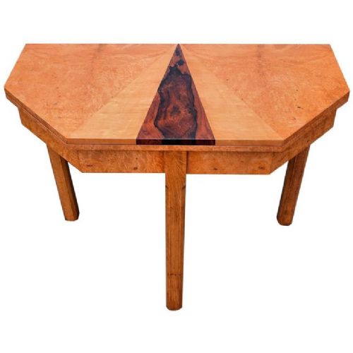 English 1930'S Art Deco Console Table