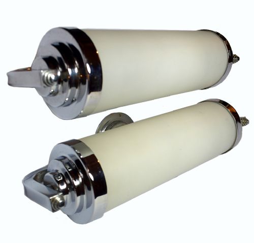 Modernist Art Deco Pair of Wall Lights