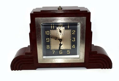 Art Deco Bakelite Odeon Clock by Blangy