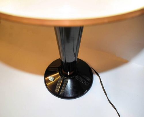 fig 1. Large Art Deco Bakelite Table Lamp by Eileen Gray for Jumo, France