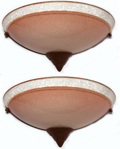 Matching Pair of 1930'S Art Deco Wall Lights