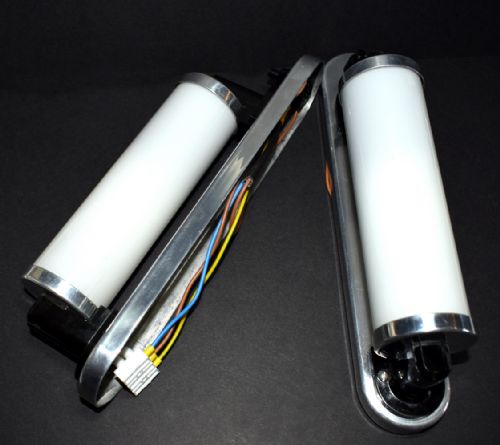 ART DECO 1930'S MATCHING PAIR OF TUBULAR LIGHTS - ADDITIONAL PHOTO 3