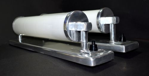 ART DECO 1930'S MATCHING PAIR OF TUBULAR LIGHTS - ADDITIONAL PHOTO 7