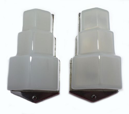 Pair of Art Deco Skyscraper Wall Lights