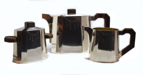 Art Deco Silver Plated Tea Service