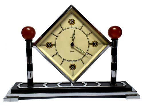 Rare 1934 Art Deco Smiths 8 Day Clock