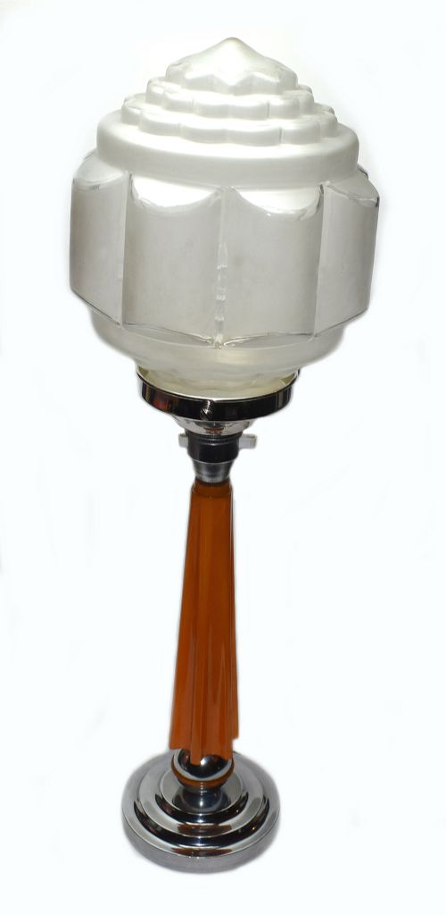 Art Deco 1930'S Catalin Bakelite Lamp