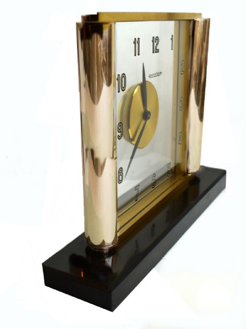 fig 1. Rare Art Deco Mystery Clock by Jaeger-LeCoultre