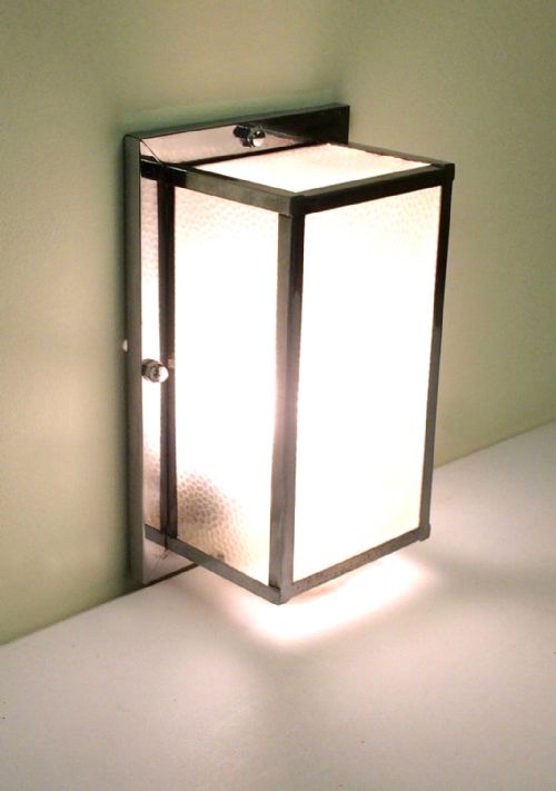 Large Art Deco Box Wall Light
