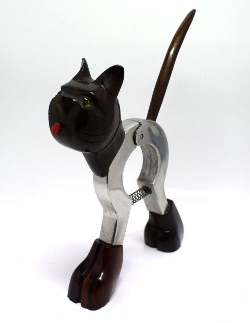 Art Deco Rare Novelty Champagne Clamp