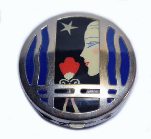 Karess 1920'S Art Deco Ladies Powder Compact