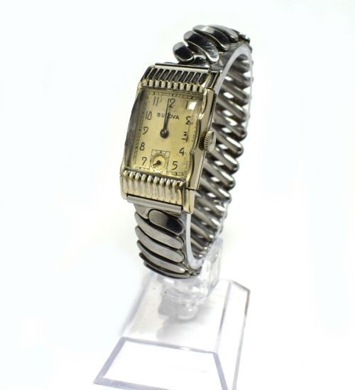 Art Deco 1930'S 21 Jewels Men's Wrist Watch by Bulova USA