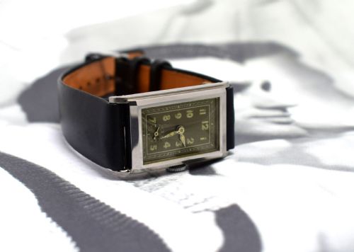 1930'S Art Deco Gents Wrist Watch