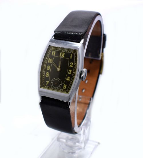 Stylish Art Deco 1930'S Gents Wrist Watch