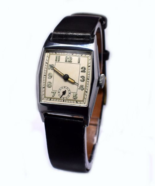 fig 1. 1930's Art Deco Gentleman's Wrist Watch