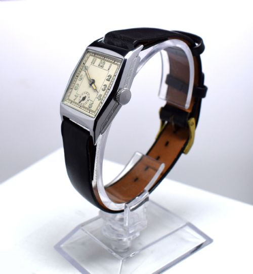 fig 2. 1930's Art Deco Gentleman's Wrist Watch