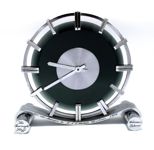 Super Rare Machine Age Clock by Junghans Dated 1936