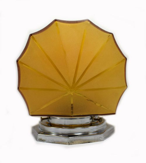 1930s Art Deco Geometric Flush Mounted Ceiling Light