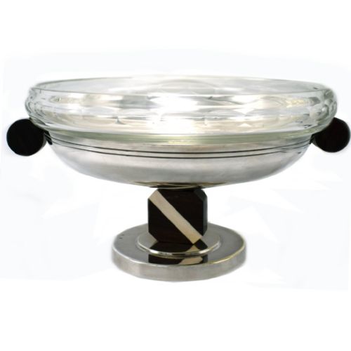 Modernist 1930'S French Silver Plated Coupe