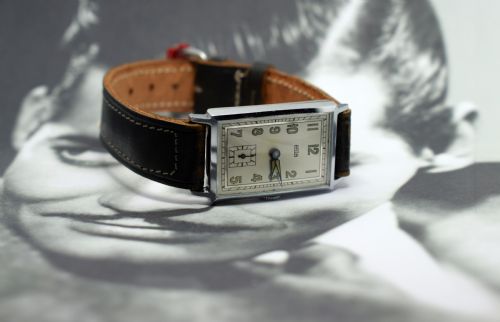 fig 1. Art Deco 1930s Swiss Tank Watch By Arsa