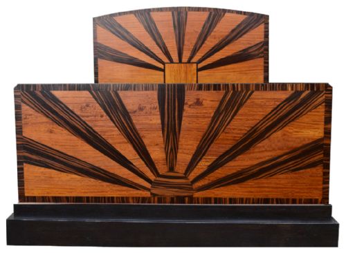 Rare 1930'S Art Deco Double Bed