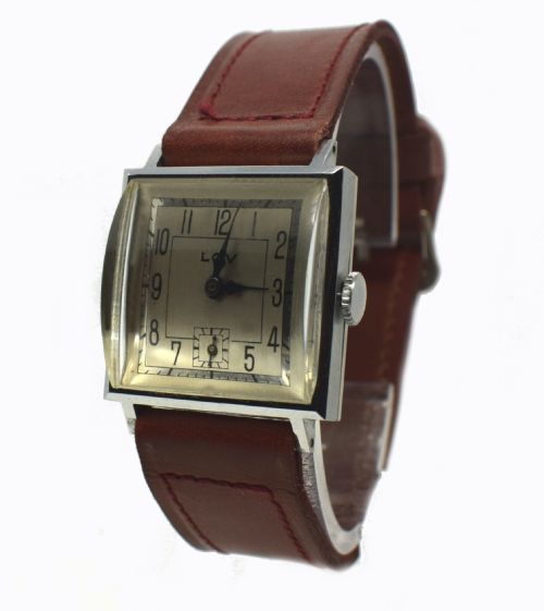 Never Used Art Deco Gents Wrist Watch, 1930'S, Lov