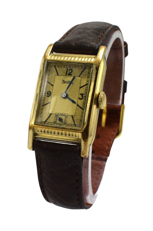 1940'S Art Deco Gents Manual Wrist Watch, Zenith
