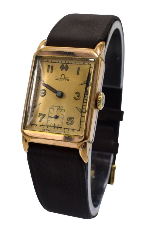 Very Attractive Art Deco 1930'S Gents Wrist Watch