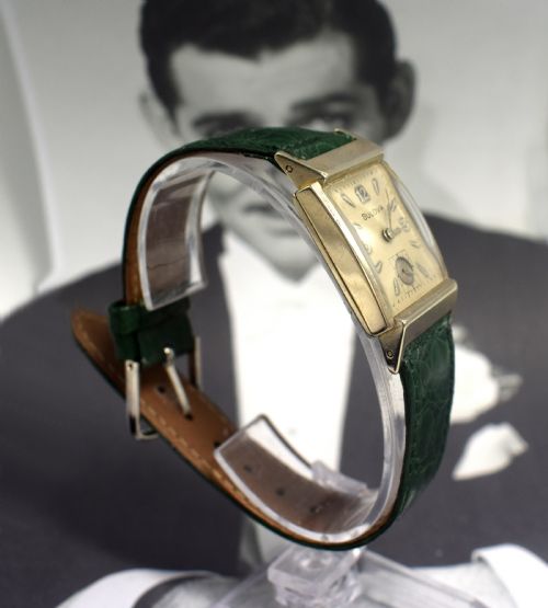 fig 2. Art Deco Gents Watch By Bulova, Circa 1930's