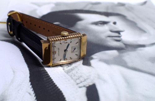 fig 2. Art Deco 10 k Gold Filled Wittnauer Gents Wrist Watch