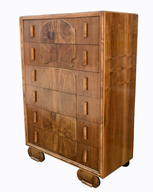 Art Deco Chest of Six Drawers, Circa 1930
