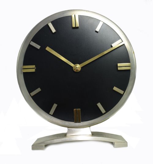 Art Deco Machine Age 8 Day Mantle Clock