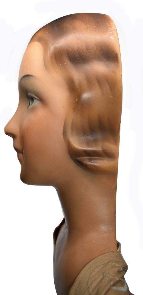 ORIGINAL ART DECO FRENCH SHOP MANNEQUIN CIRCA 1930'S - ADDITIONAL PHOTO 3
