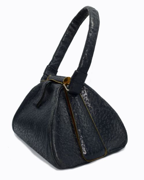 Ladies Art Deco 1930'S Stylish Pyramid Box Bag