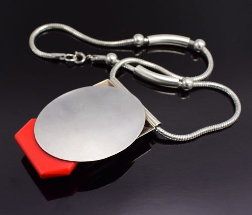 ART DECO MODERNIST GALALITH NECKLACE - ADDITIONAL PHOTO 8