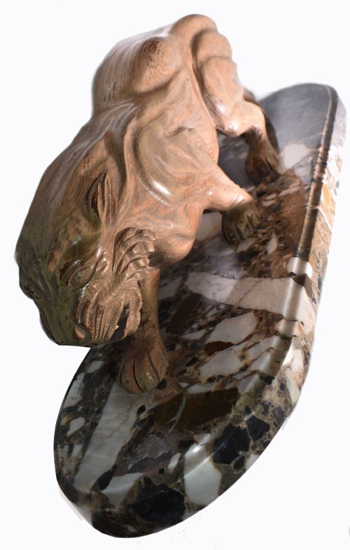1930'S ART DECO PROWLING PANTHER FIGURE - ADDITIONAL PHOTO 3
