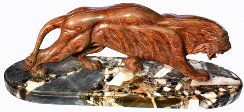 1930'S ART DECO PROWLING PANTHER FIGURE - ADDITIONAL PHOTO 5