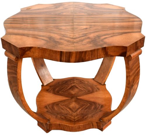 1930'S Art Deco Walnut Occasional Table